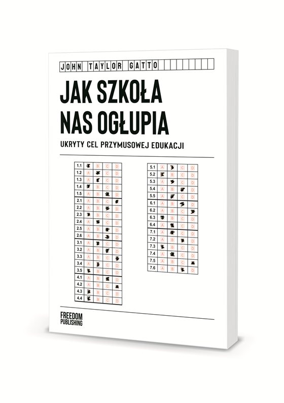 Jak szkoła nas ogłupia – wizualizacja książki 3D